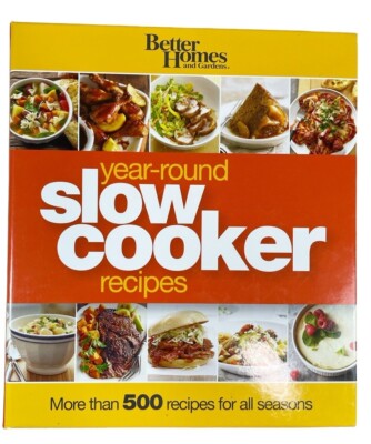 Better Homes and Gardens Year-Round Slow Cooker Recipes Ringbound Like New-image