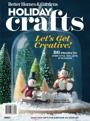 Holiday Crafts- Better Homes & Gardens Magazine- BRAND NEW-image
