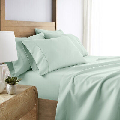 Becky Cameron Luxury Ultra Soft 3-Piece Preminum Bed Sheet Set Mint Twin.-image