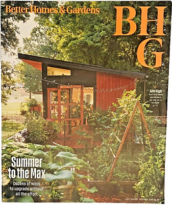 Better Homes & Gardens July / August 2023 Magazine BHG Summer to the Max-image