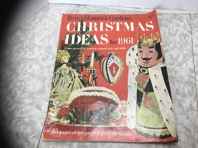 VINTAGE 1961  MCM BETTER HOMES & GARDENS CHRISTMAS IDEAS for 1961 MAGAZINE-image