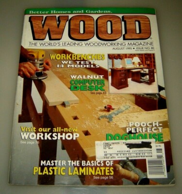 Wood Better Homes & Gardens #80 August 1995 Country Buffet & Cupboard.....-image