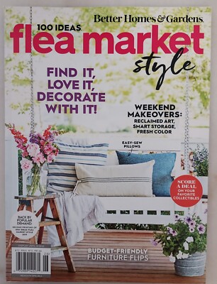 Better Homes & Gardens 100 IDEAS FLEA MARKET STYLE Magazine 2022 Find It Love It-image