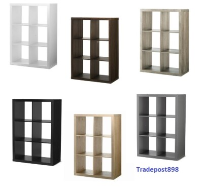 6 Cube Storage Organizer Bin for Vinyl Records, Albums, Books, Art Collectables-image