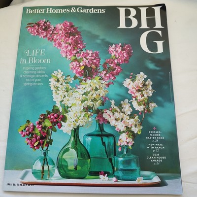 Better Homes Gardens Magazine BHG April 2025 Life in Bloom Spring Garden Recipes-image