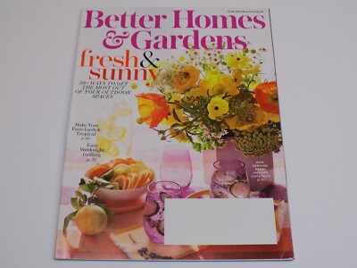 Better Homes Gardens Magazine Jun 2020 Fresh Sunny Outdoor Spaces Patio Grilling-image