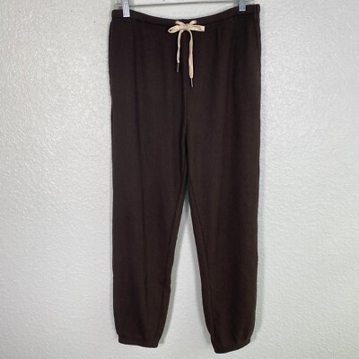 N Philanthrophy Jogger Pants Women Large Zayden Waffle Sweatpants Cozy Comfy NEW-image