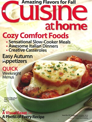 Cuisine at home. Issue No. 107 September/October 2014; Cozy Comfort Foods-image