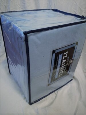 Warm & Cozy Flannel King Sheet Set Blue -image