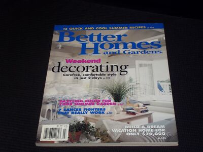 1995 JULY BETTER HOMES & GARDENS MAGAZINE - WEEKEND DECORATING COVER - E 2641-image