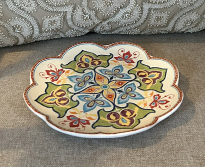 Pier 1 One Imports ~ Tapestry ~  Salad / Luncheon Plate ~ 9