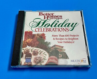 Better Homes & Gardens Holiday Celebrations  - CD ROM 100 projects-image