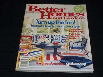 2005 JULY BETTER HOMES & GARDENS MAGAZINE - TURN UP THE FUN COVER - E 4673-image