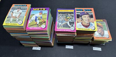 1975 Topps Baseball Cards 301-425 (NM-VG) - You Pick - Complete Your Set-image