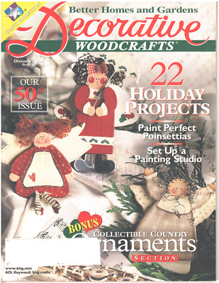Better Homes & Gardens Decorative Woodcrafts Magazine December 1999 Issue 50-image