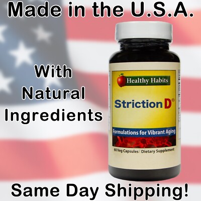 Striction D Premium Blood Sugar Support 60 Capsules Healthy Habit Over 2538 Sold-image