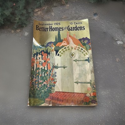 1925 SEPTEMBER BETTER HOMES & GARDENS MAGAZINE - FULL PAGE COLOR ADS - L 2879-image