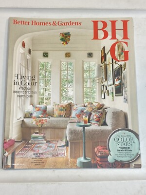Better Homes Gardens Magazine May 2023 Living in Color Brighten Every Room Stars-image