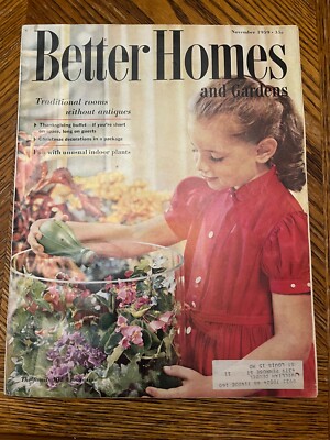 Better Homes & Gardens Magazine November 1959 Thanksgiving Christmas Ideas-image