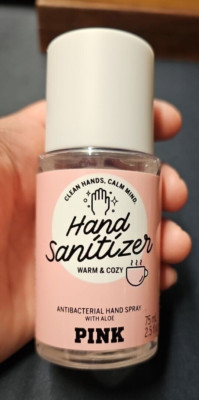 VICTORIA'S SECRET PINK WARM AND COZY SCENTED SPRAY 2.5 FL .OZ NEW w/ ALOE-image