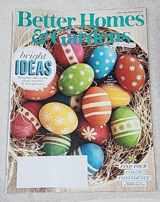 Better Homes and Gardens Magazine April 2022 Bright Ideas-image