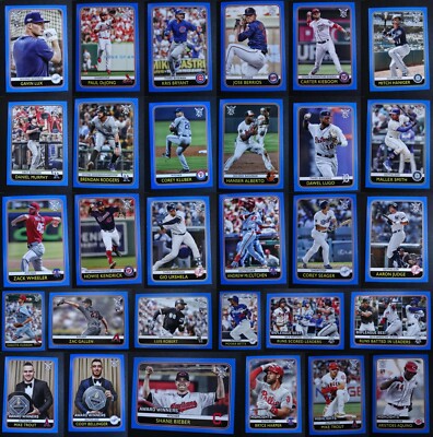 2020 Topps Big League Blue Baseball Cards Complete Your Set U Pick List 151-300-image