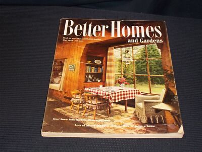 1949 MAY BETTER HOMES & GARDENS MAGAZINE NICE COVER & ADS - H 1309-image