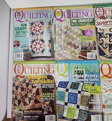 Lot of 10 AMERICAN PATCHWORK QUILTING Magazines Better Homes Gardens -image