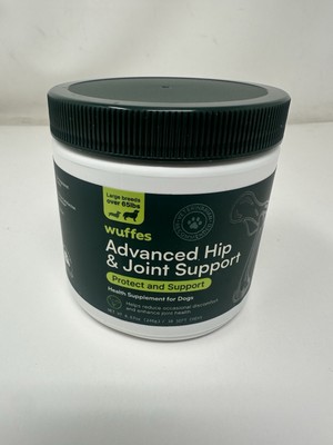 Wuffes Hip & Joint Supplement for Large Breed Dogs, 30 Chews (Over 65 Pounds)-image