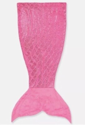 Mermaid Tail Blanket Woman’s Teens Glittering Pink Cozy Flannel Gifts All Season-image