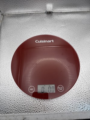 Mainstays Digipad Weighing Cuisinart Kitchen Digital Scale, Red-image