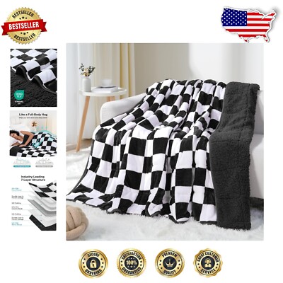 Cozy 15lbs Weighted Blanket - Perfect for Napping & Reading, Machine Washable-image
