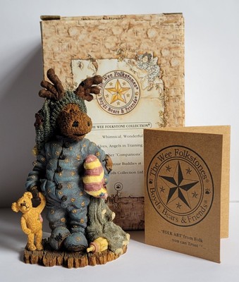 Edgar Mooselfluff with Acorn Boyds Bears & Friends #36902 The Wee Folkstones NIB-image