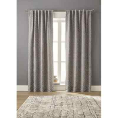 Better Homes & Gardens Modern Gray Boucle Blackout Curtain Panel 50