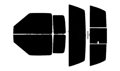 PreCut 2Ply Window Tint Film Kit For 1994-2003 Chevrolet S-10 Extended Cab-image