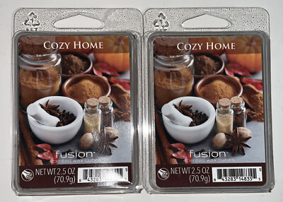 Fusion Scented Wax Melts COZY HOME / 2 Packs / 2.5 Oz Each-image