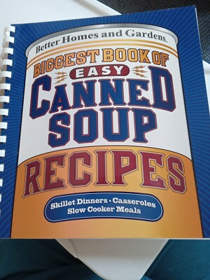 BIGGEST BOOK OF EASY CANNED SOUP RECIPES BETTER HOMES &  GARDENS-image