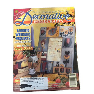 Better Homes and Gardens Decorative Woodcrafts Magazine Crafts Group Coll 1997-image
