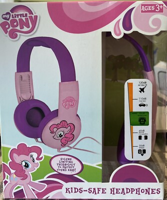 My Little Pony Kid-Safe Headphones Ages 3-9 MLP-image
