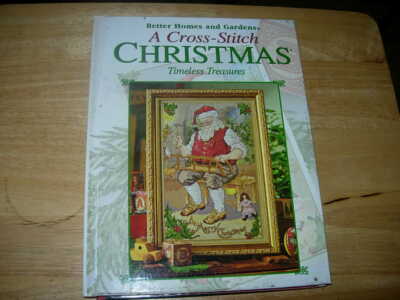 Better Homes And Gardens A Cross-Stitch Christmas Hardcover Book-image
