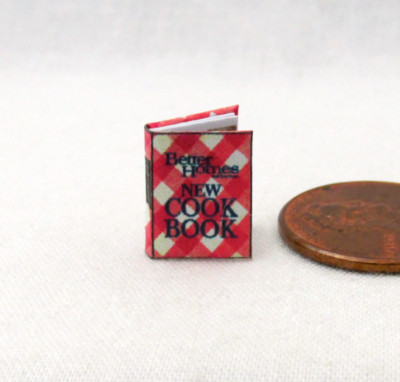 1:24 Scale BETTER HOMES AND GARDEN Cookbook Miniature Book Dollhouse Kitchen-image