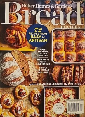 BETTER HOMES & GARDENS MAGAZINE - BREAD RECIPES 2024 - 72 Recipes-image