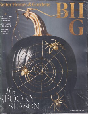 Better Homes & Gardens October 2024 It's Spooky Season, All Time Favorite Pumpki-image