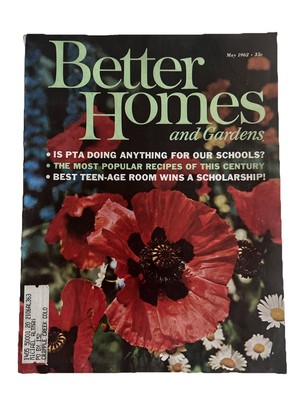 VTG Better Homes & Gardens May 1962 The Popular Recipes of this Century-image