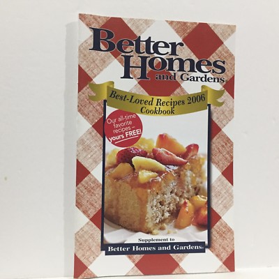 Better Homes and Gardens Best-Loved 2006 Magazine Illust Free Shipping -image