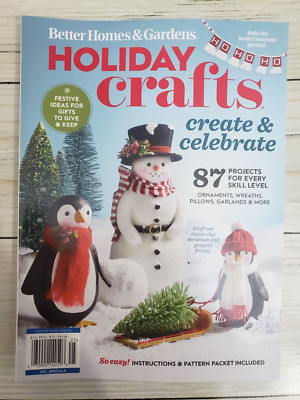 Better Homes & Gardens Holiday Crafts December 2022 Magazine Create & Celebrate-image