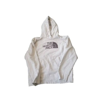 The North Face Mens Hoodie Size Large Color Tan Brown Lettering Cozy Comfort...-image