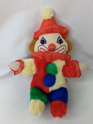 Clown Plush Colorblock Plush 9 Inch Northeast Import Inc Stuffed Animal Toy-image
