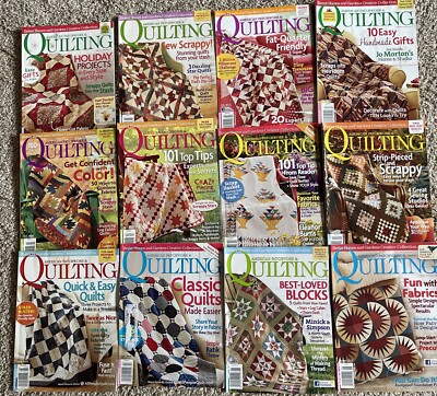 Better Homes & Gardens American Patchwork Quilting Magazines Full Year 2009 2010-image