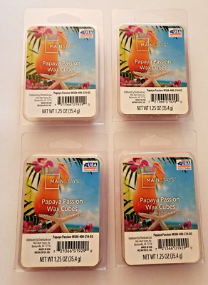 Mainstays Papaya Passion 4 Pack Scented Wax Cubes 1.25oz-image
